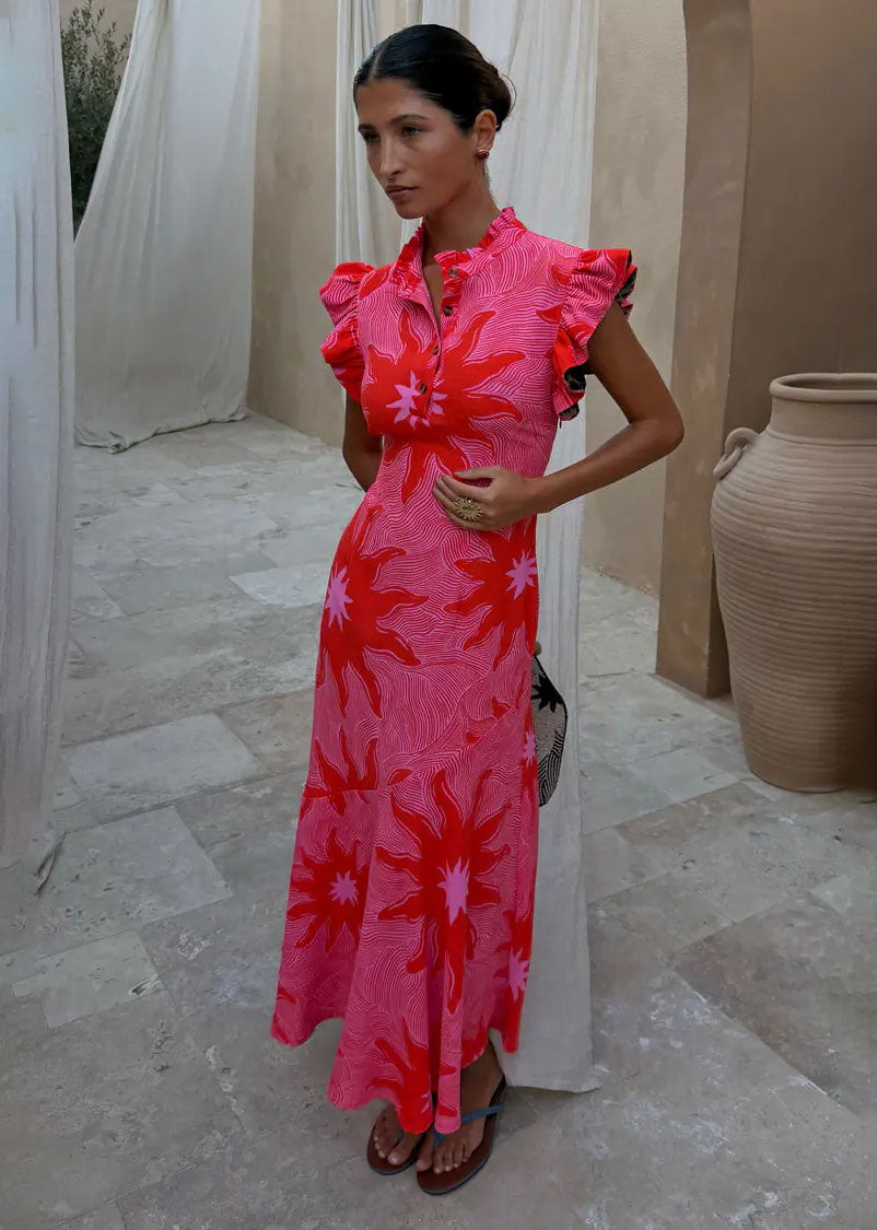 Never Fully Dressed Pink Soleil Remi Dress