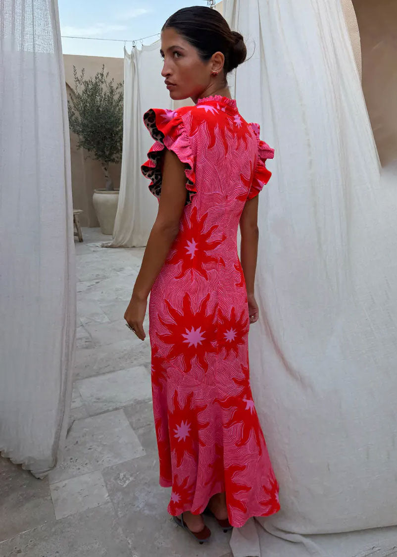 Never Fully Dressed Pink Soleil Remi Dress