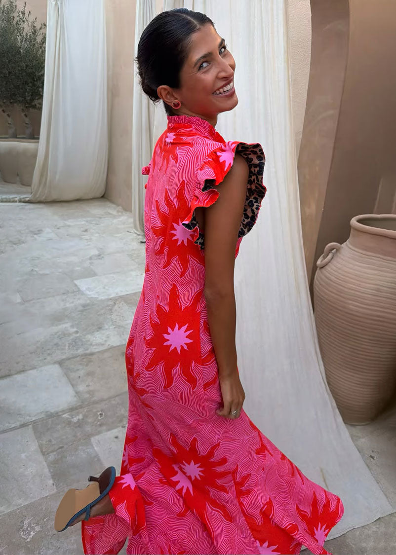 Never Fully Dressed Pink Soleil Remi Dress