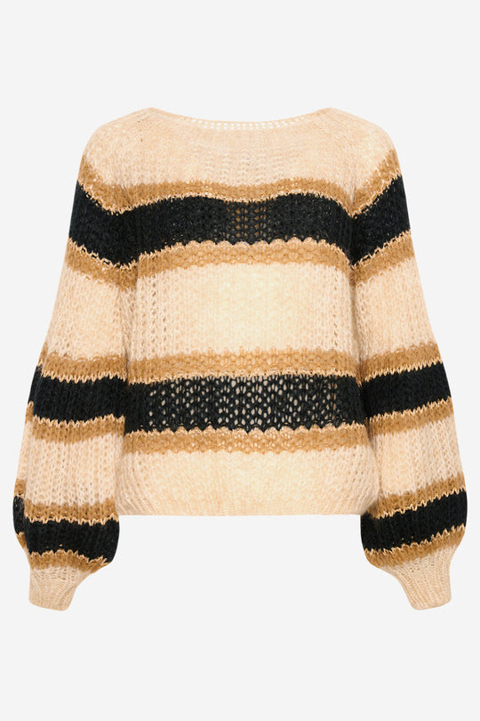 Noella - Pacific Knit Sweater - Camel Mix