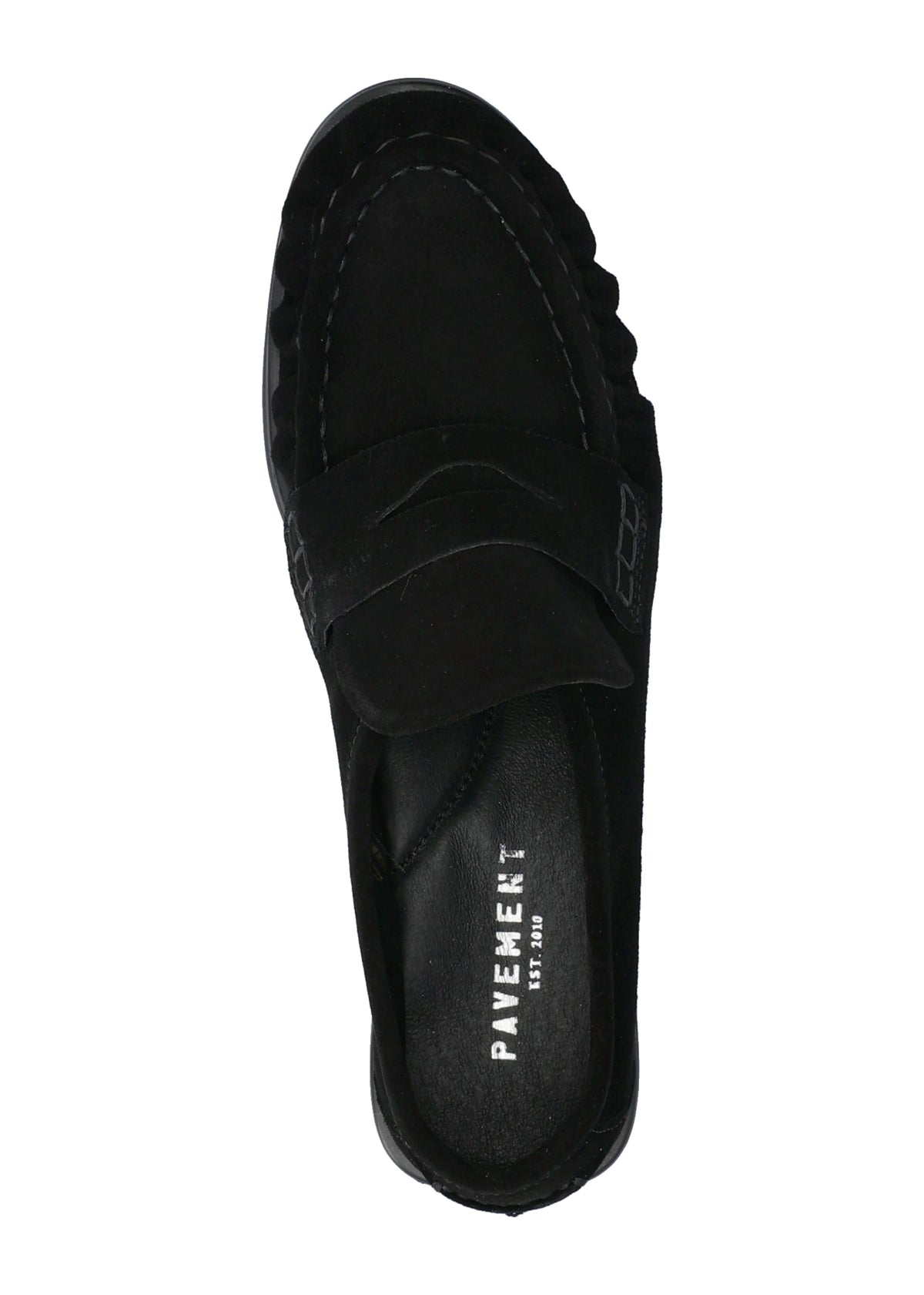 Pavement PAElmira Suede Loafers - Black