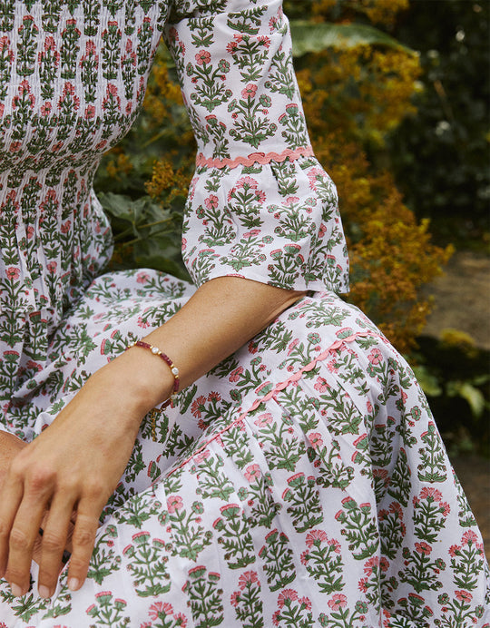 Pink City Prints - Ella Dress - 70s Buta