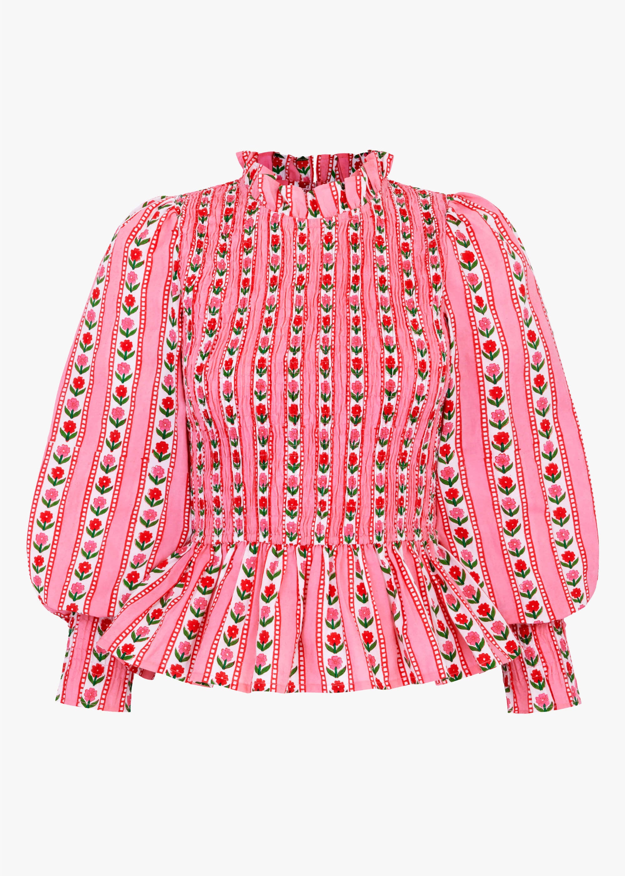 Pink City Prints Alpine Rose Isabel Top