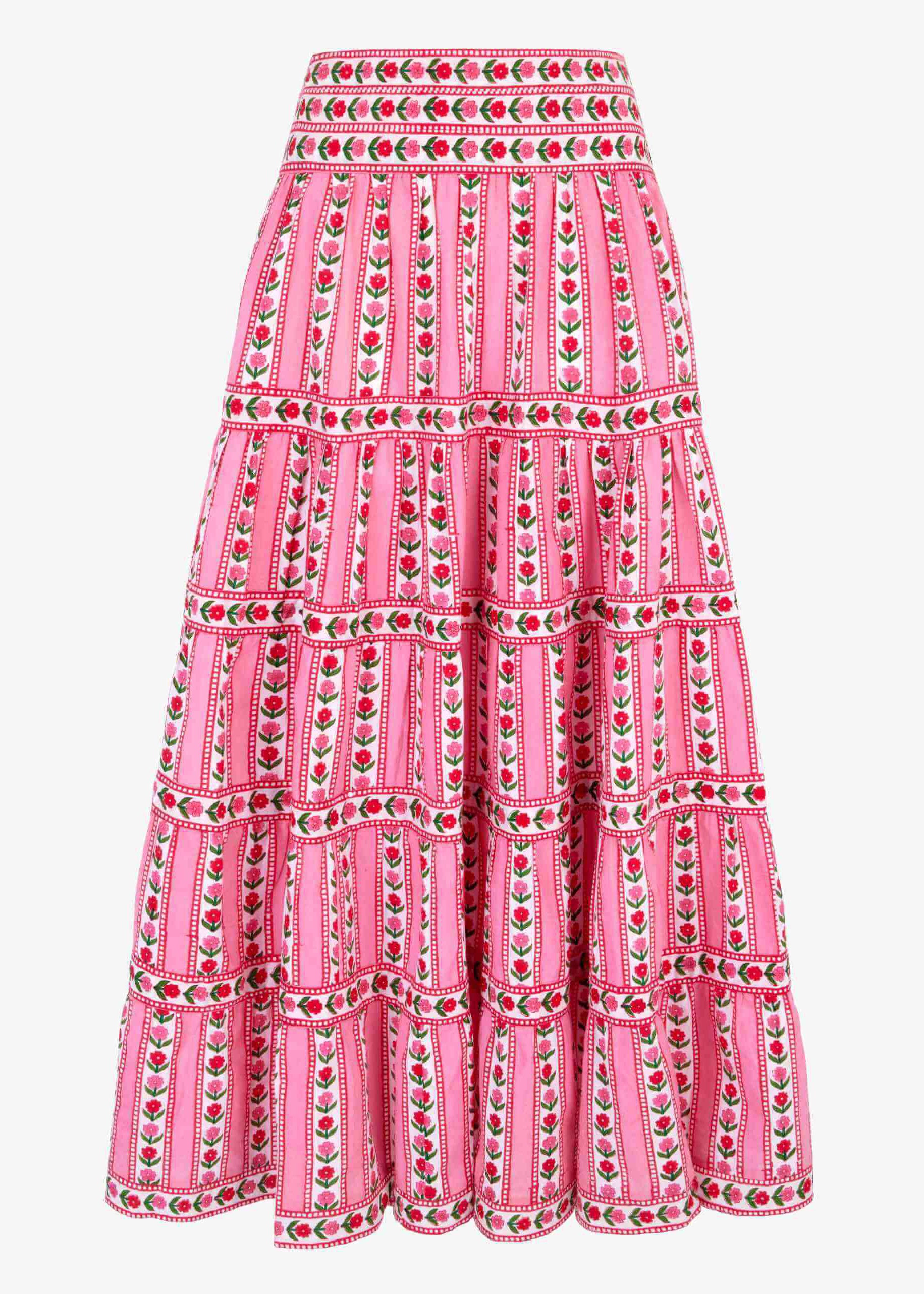 Pink City Prints Alpine Rose Rah Rah Skirt