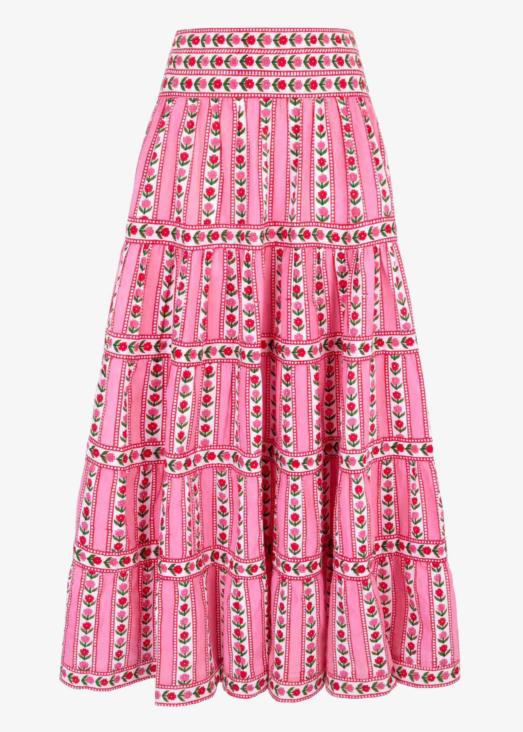 Pink City Prints Alpine Rose Rah Rah Skirt