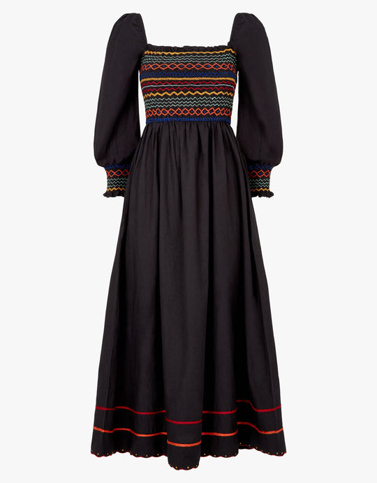 Pink City Prints - Cindy Dress - Autumn Stripe