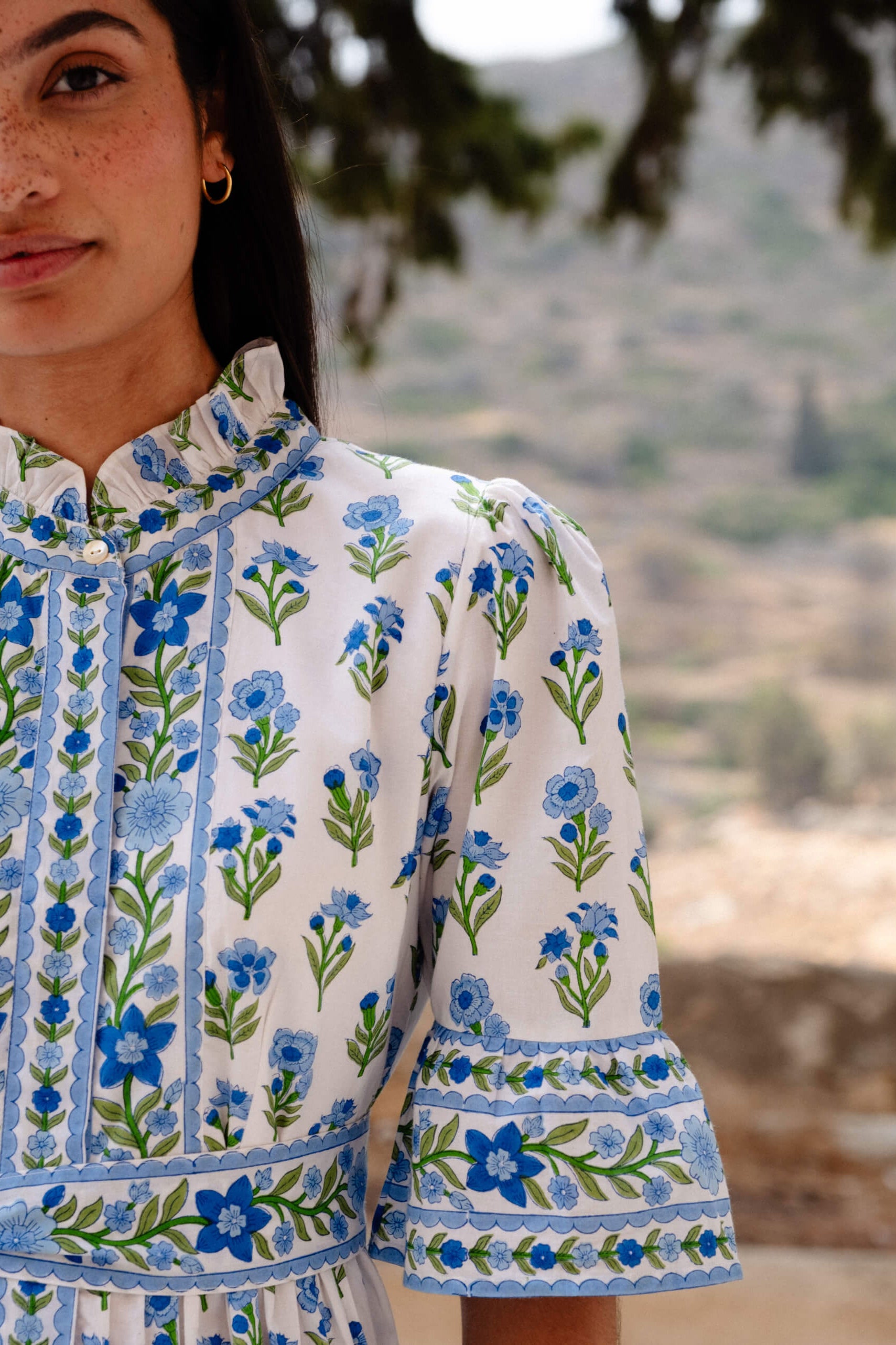 Pink City Prints Lapis Meadow Gemma Mini