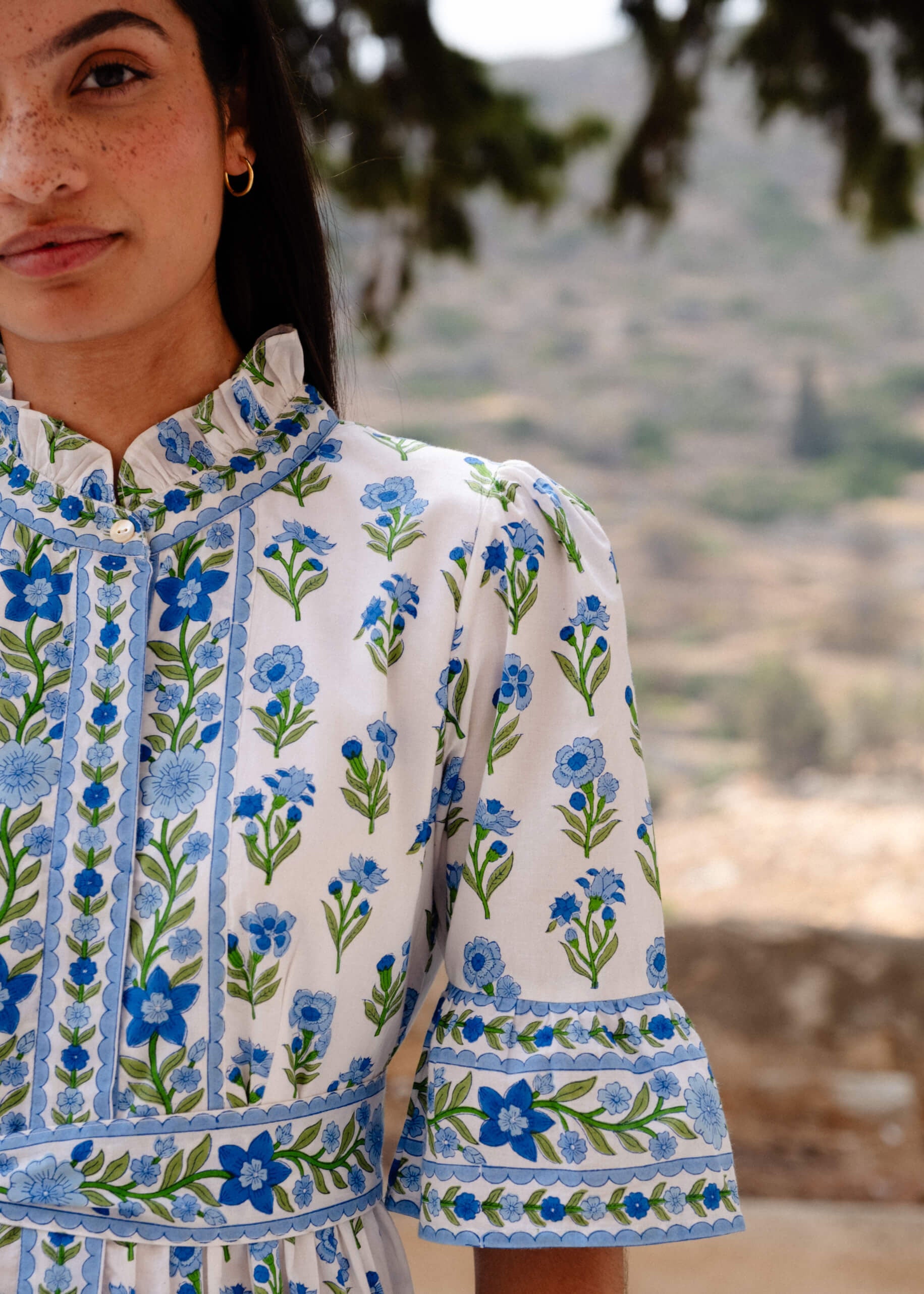 Pink City Prints Lapis Meadow Gemma Mini