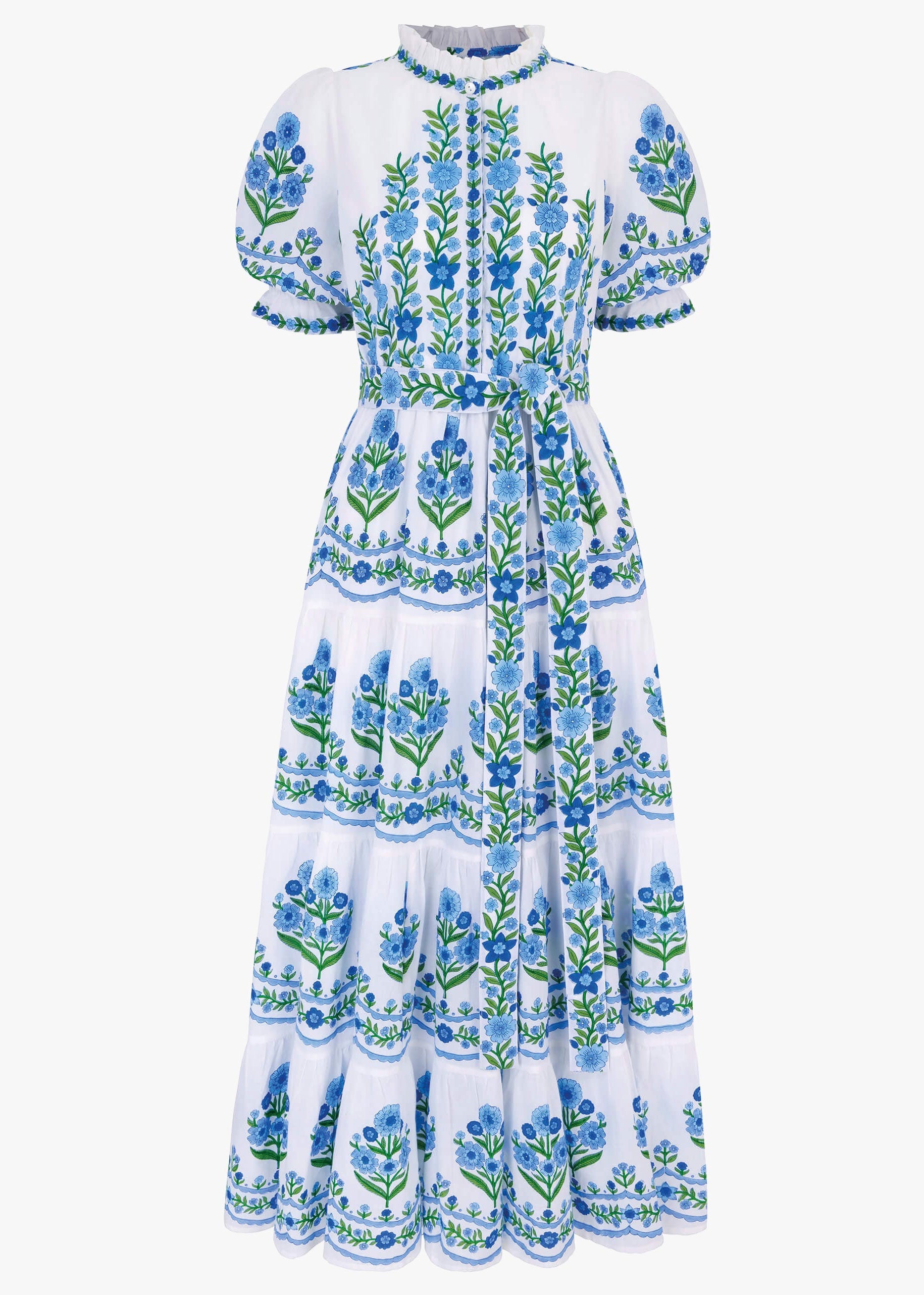 Pink City Prints Lapis Meadow Matilda Dress
