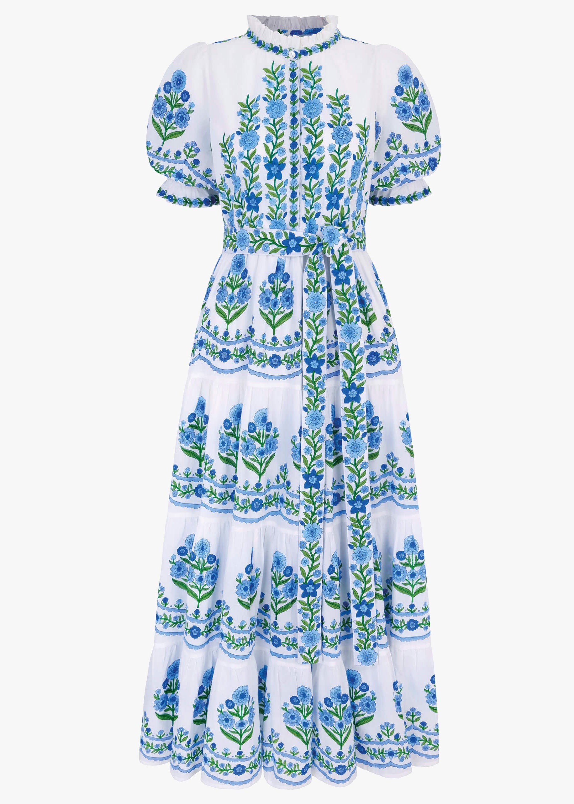 Pink City Prints Lapis Meadow Matilda Dress