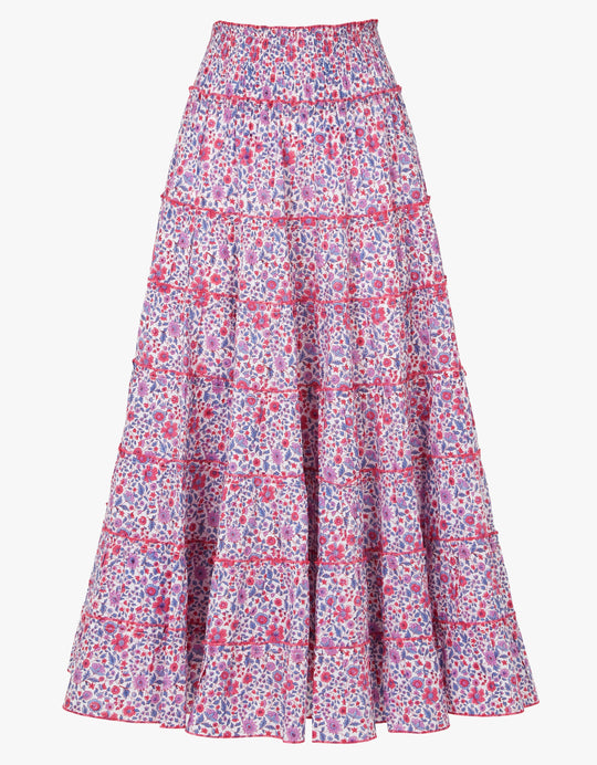 Pink City Prints - Rah Rah Skirt - Mulberry Ditsy