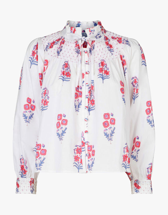 Pink City Prints - Bea Blouse - Mulberry Magnolia