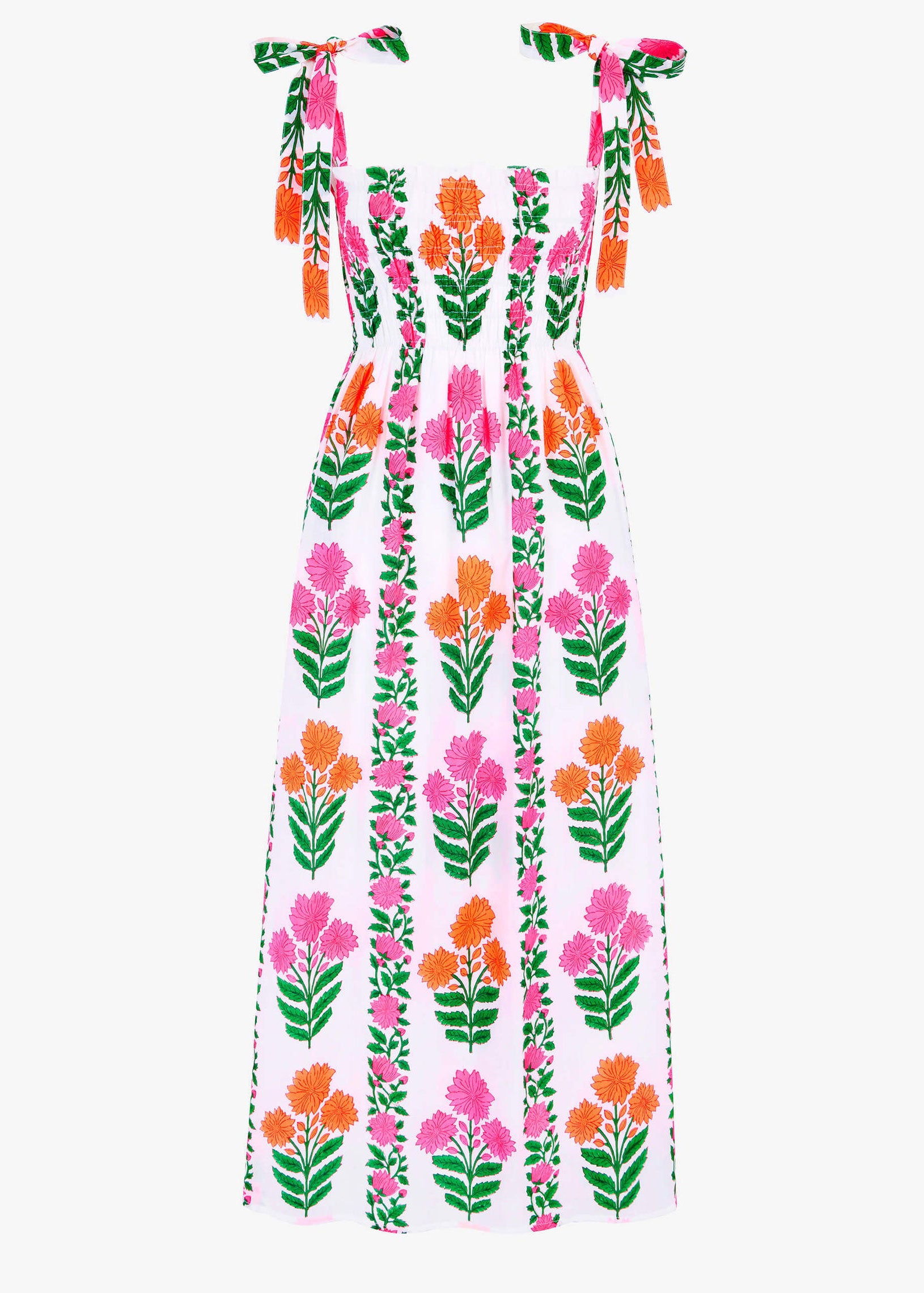Pink City Prints Neon Border Martina Dress