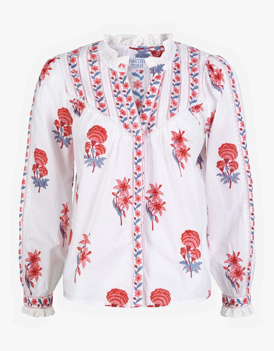 Pink City Prints - Lily Claudia Blouse