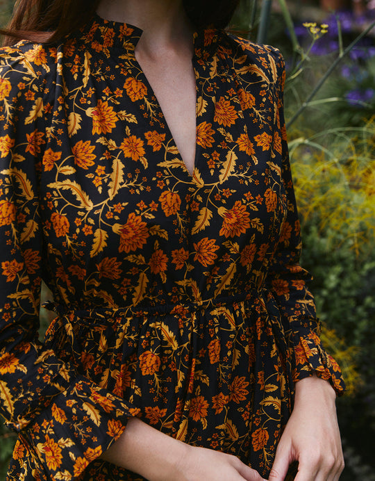 Pink City Prints - Amelia Dress - Sunset Jaal