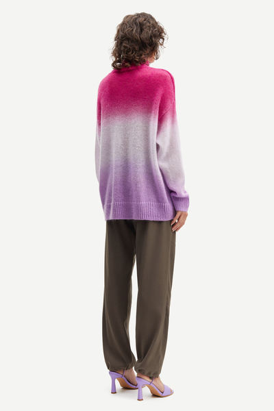 Samsøe Samsøe - Juliette Turtleneck - Fuchsia Fedora Ombre