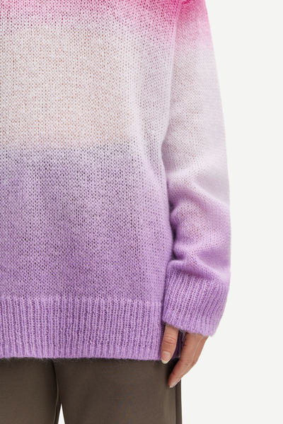 Samsøe Samsøe - Juliette Turtleneck - Fuchsia Fedora Ombre