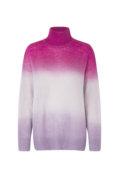 Samsøe Samsøe - Juliette Turtleneck - Fuchsia Fedora Ombre