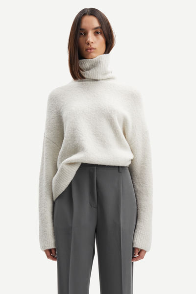Samsøe Samsøe - Mandie Turtleneck - White Onyx