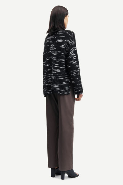 Samsøe Samsøe - Celeste Mock Neck - Black Mel