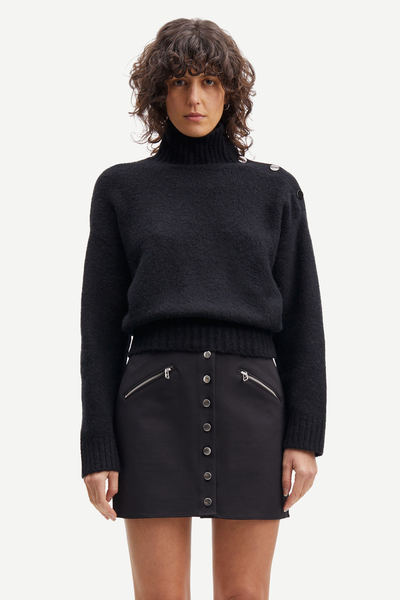 Samsøe Samsøe - Mandie Mock Neck - Black