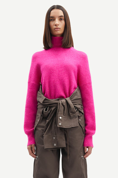 Samsøe Samsøe - Nola High-neck - Fuchsia