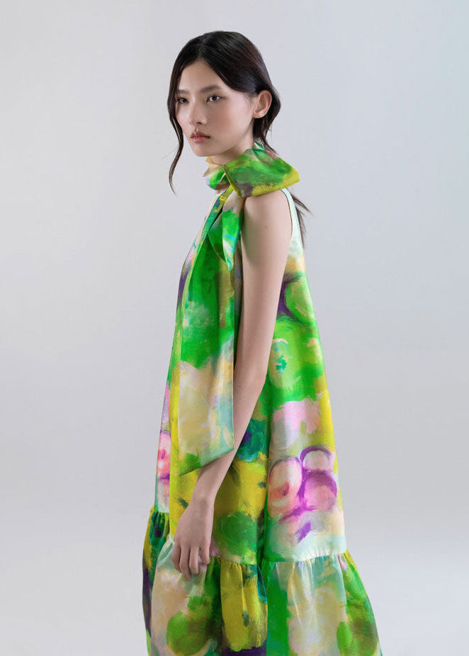 Psophía Bloomlight Print Sleeveless Long Dress