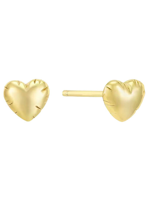 Atelier18 Puffy Heart Studs