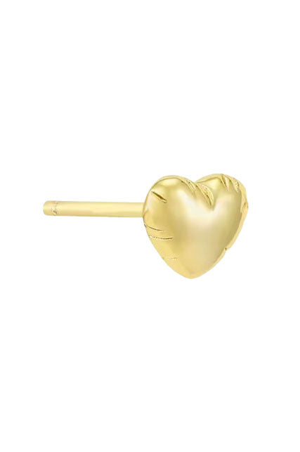 Atelier18 Puffy Heart Studs