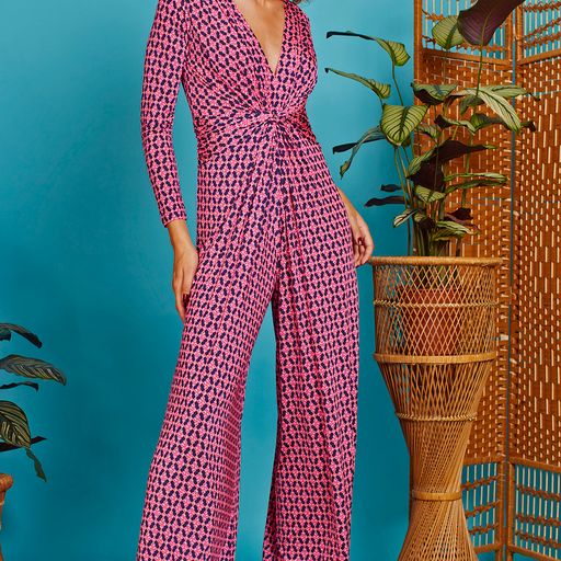 ONJENU - Leia Jumpsuit Long Sleeve - Disco Pink