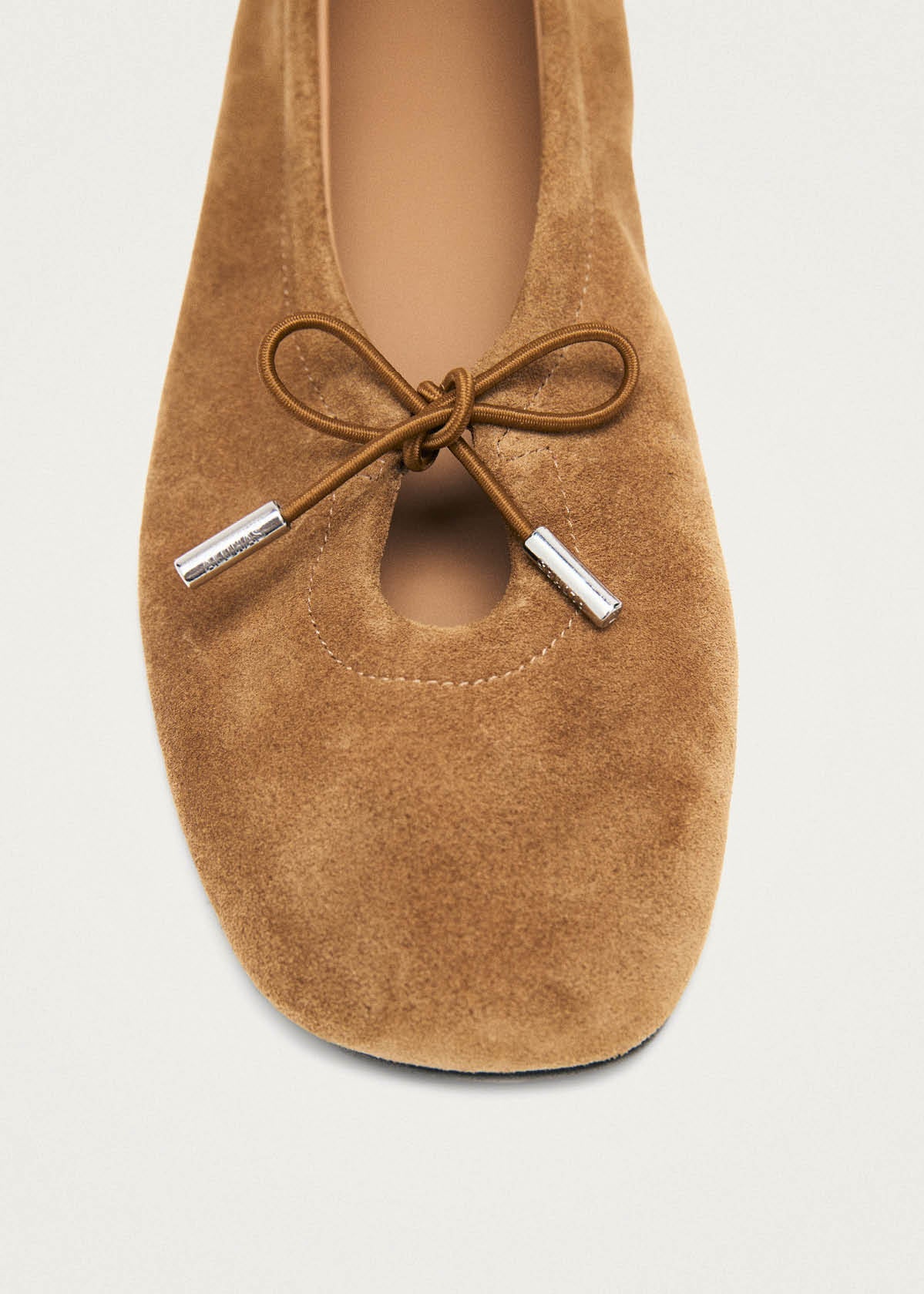 Alohas Rosalind Suede Ballet Flats - Tan