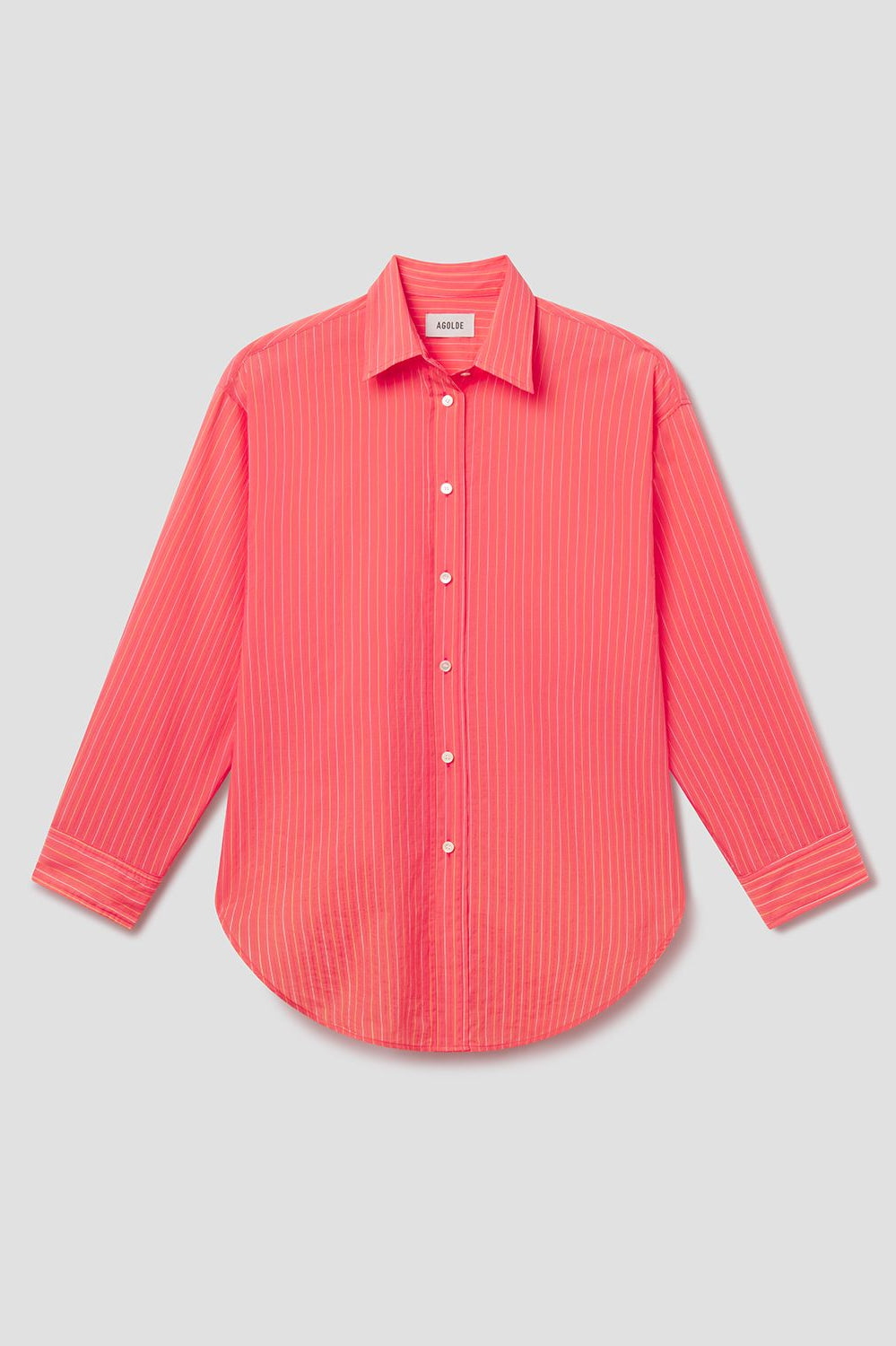 Agolde Sona Shirt - Fontana Stripe/Candy