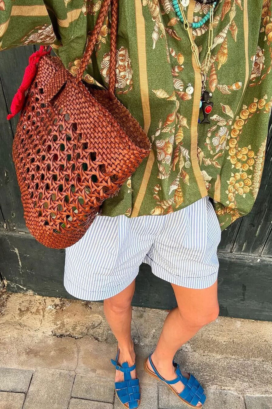 Rixo Lucine Leather Bag - Tan