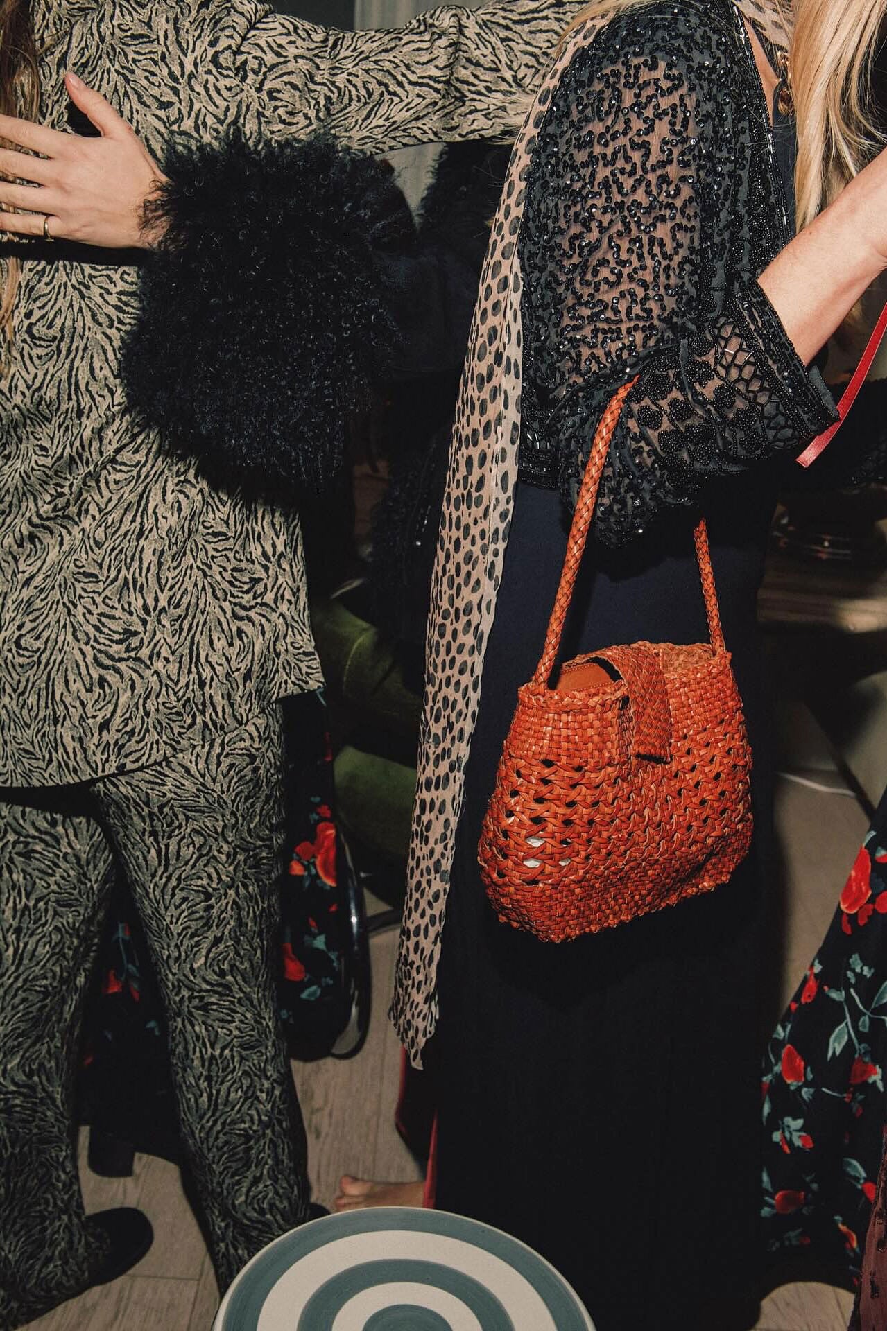 Rixo Amoria Leather Bag - Tan