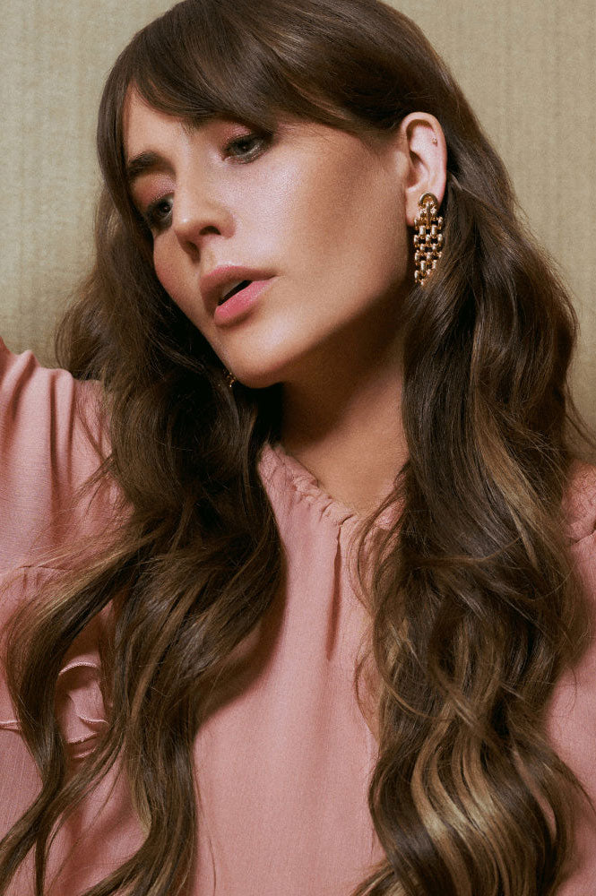 Orelia Statement Chain Link Drop Earrings