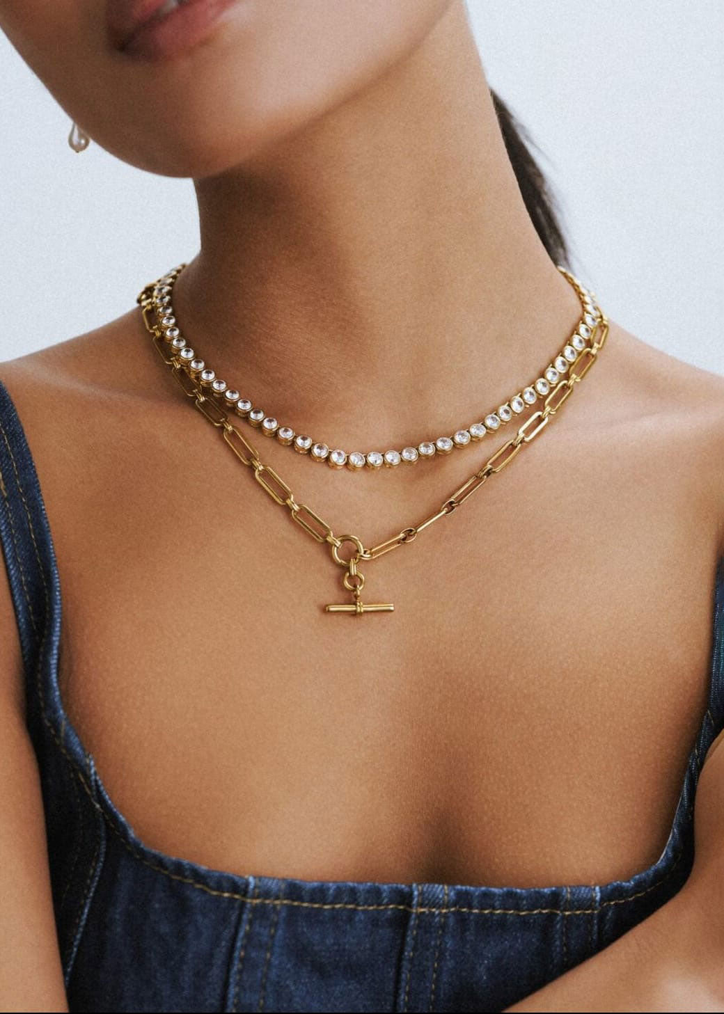 Orelia LUXE Tennis Necklace
