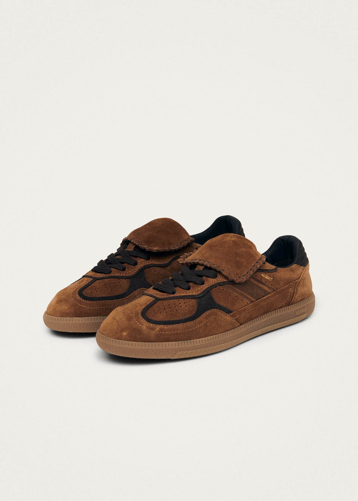 Alohas Club Suede Brown Leather Sneakers