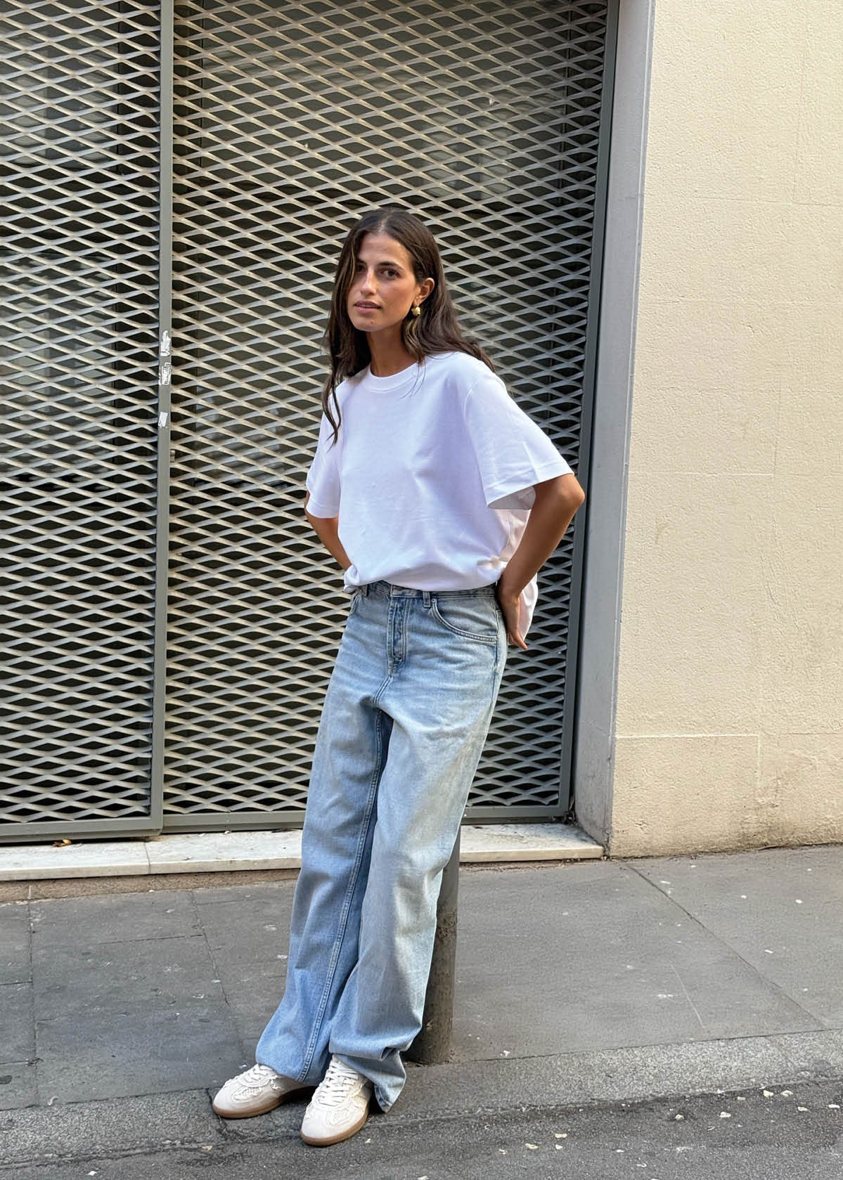 Alohas Tb.490 Crochet Cream Leather Sneakers