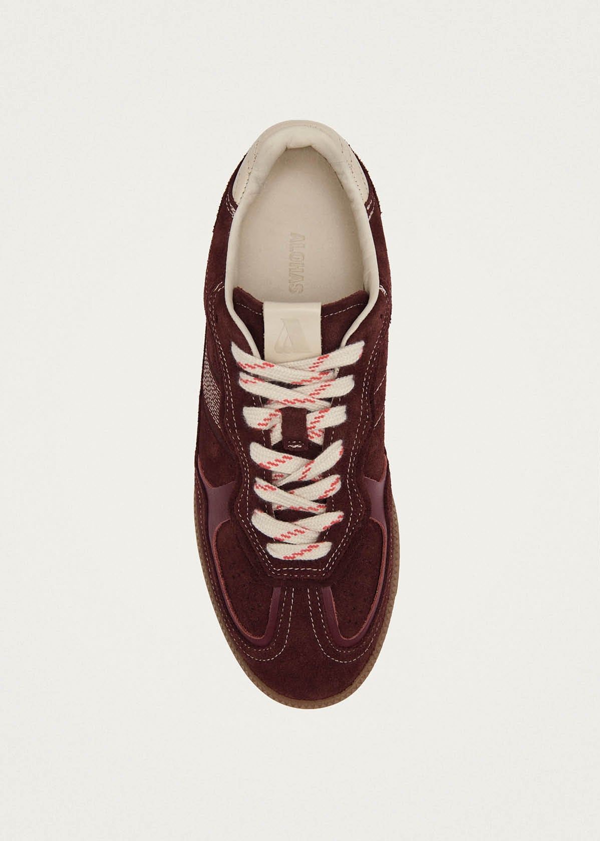 Alohas Tb.490 Rife Leather Sneakers - Burgundy Cream