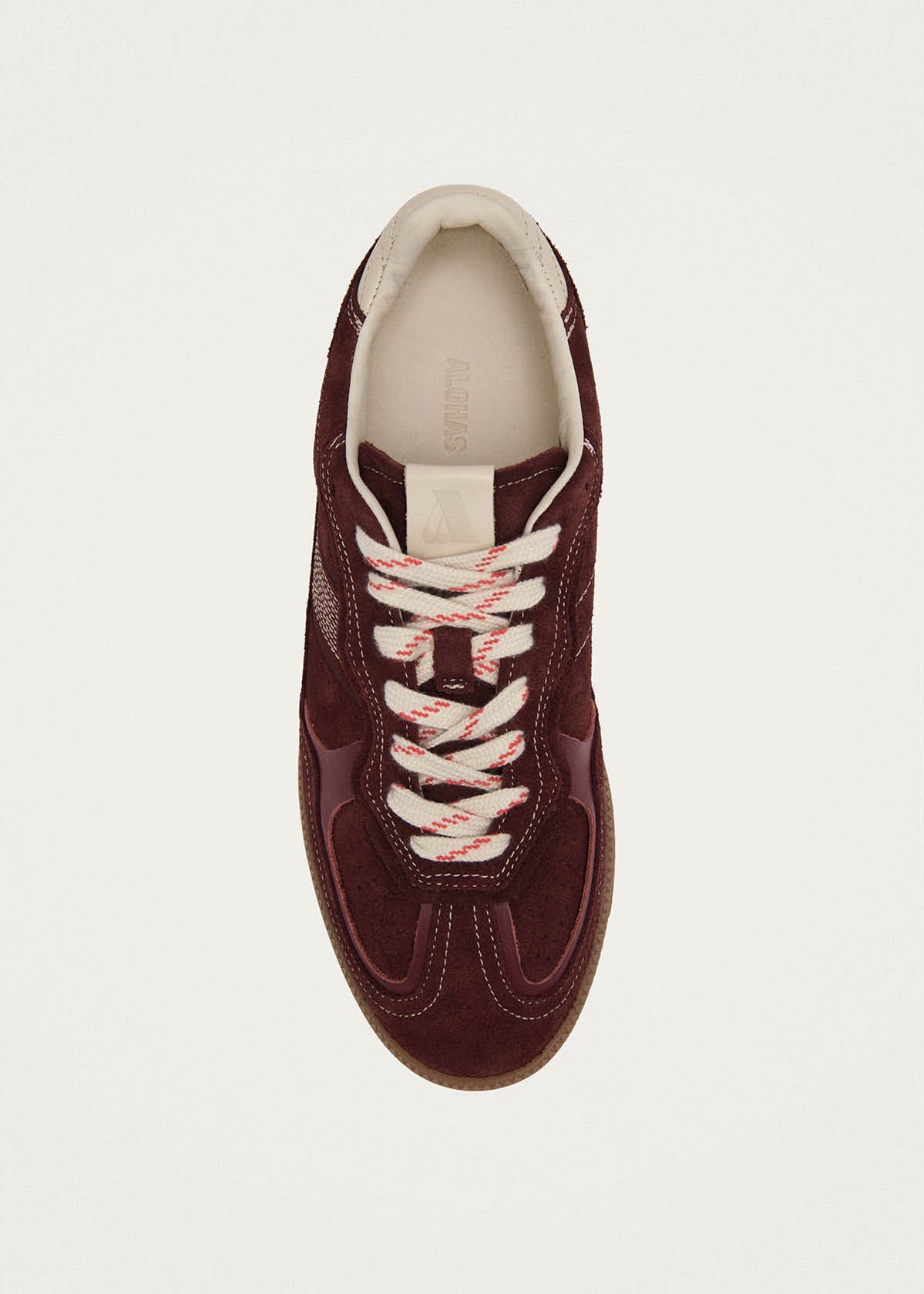 Alohas Tb.490 Rife Leather Sneakers - Burgundy Cream