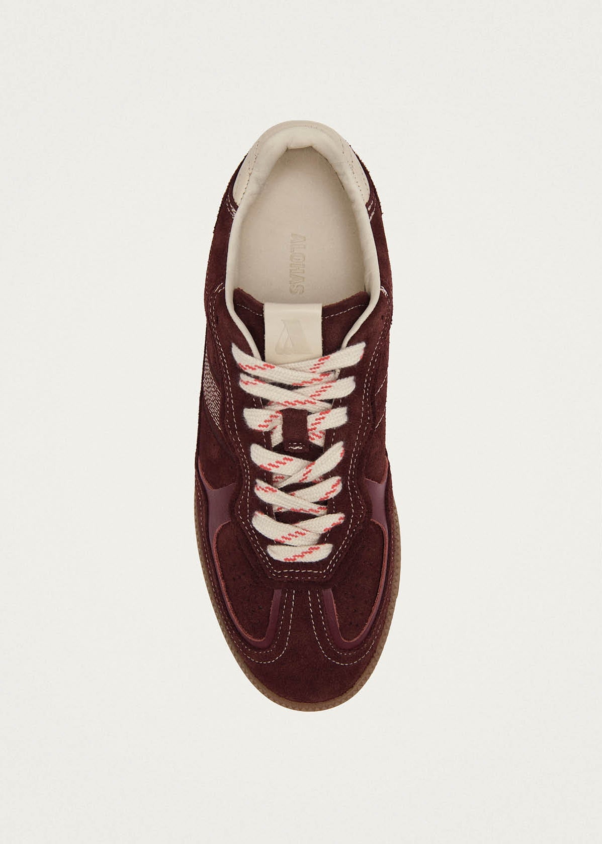 Alohas Tb.490 Rife Leather Sneakers - Burgundy Cream
