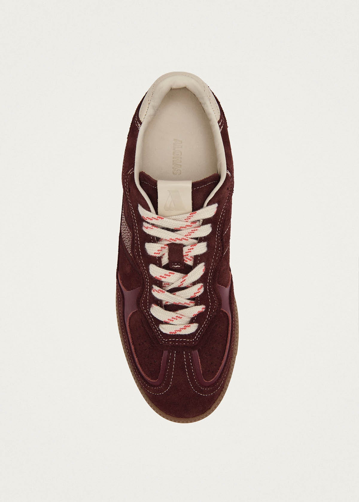 Alohas Tb.490 Rife Leather Sneakers - Burgundy Cream