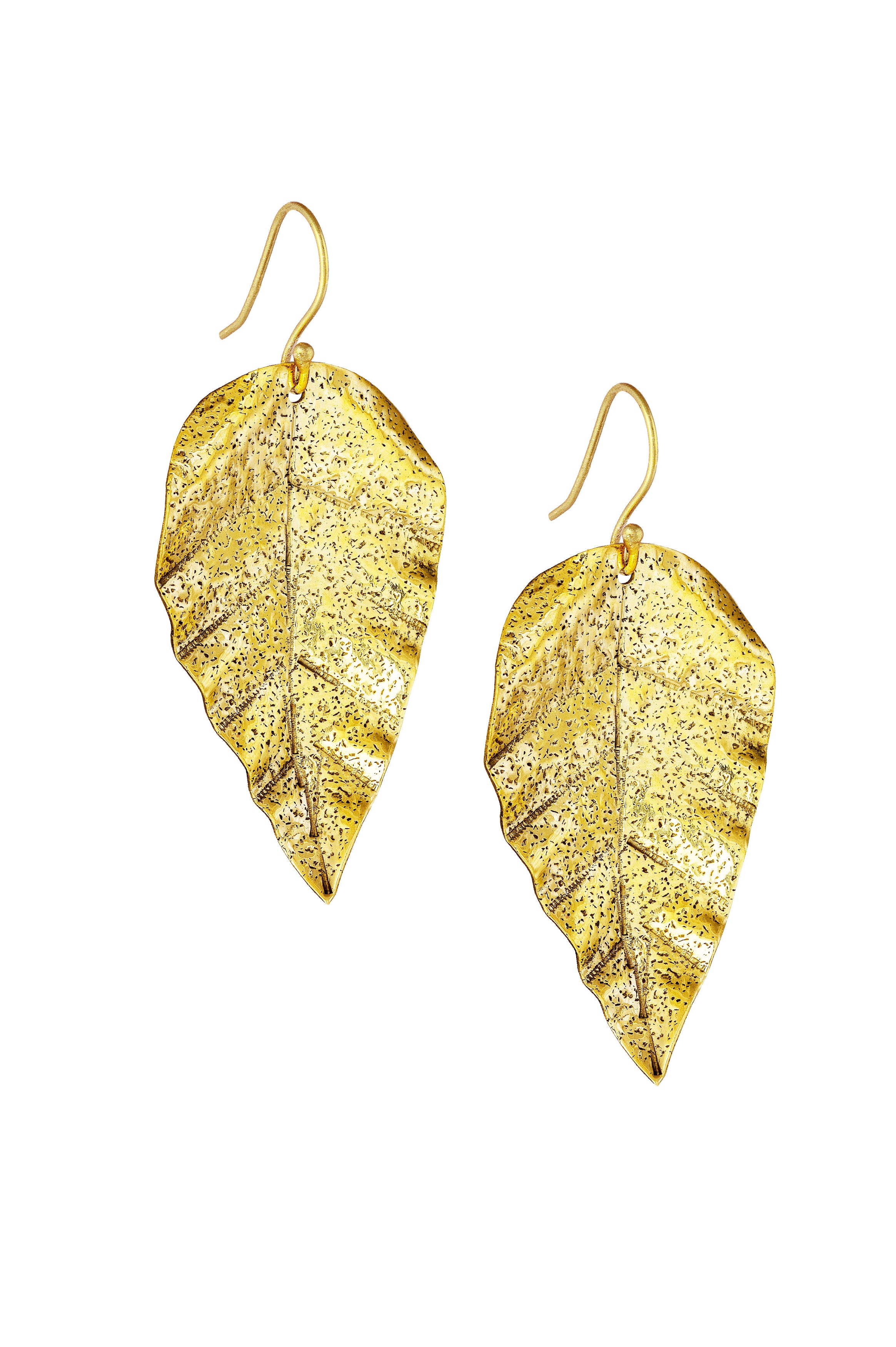 Atelier18 Tumble Leaf Earrings
