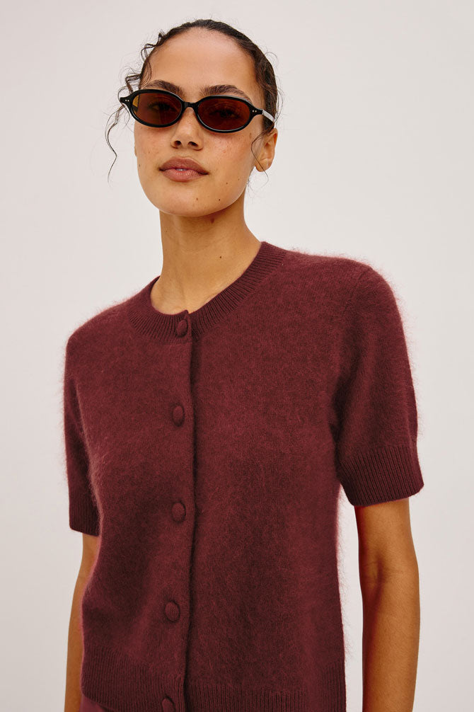 Rails Roman Sweater - Crimson