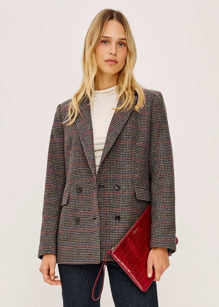 Rails Jac Blazer - Oxford Plum
