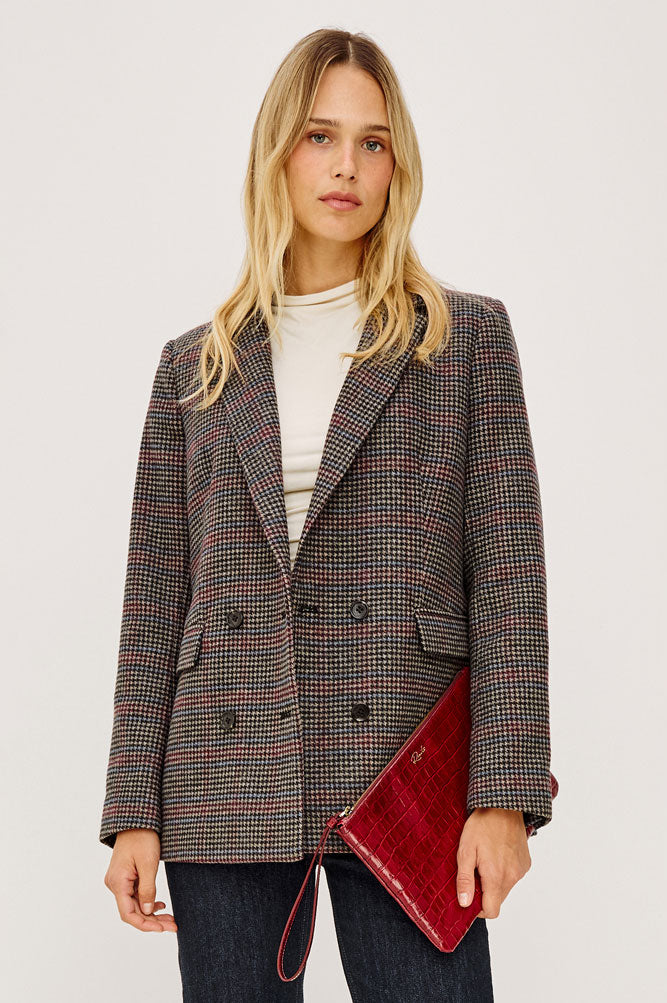 Rails Jac Blazer - Oxford Plum