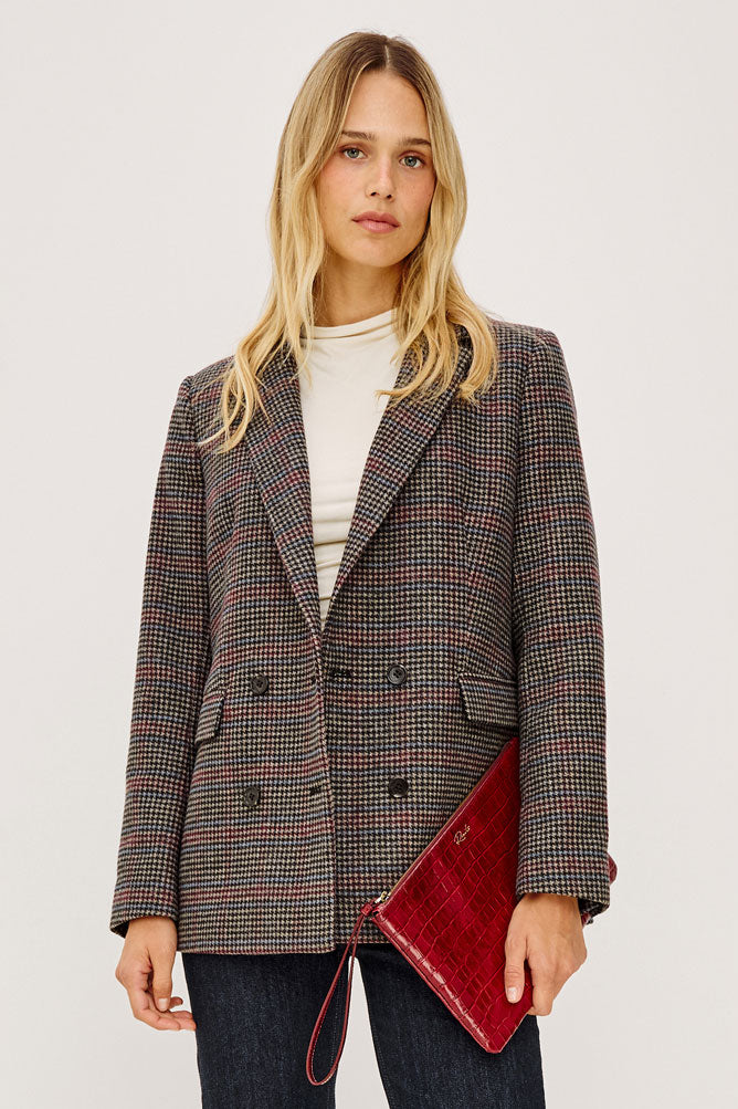 Rails Jac Blazer - Oxford Plum