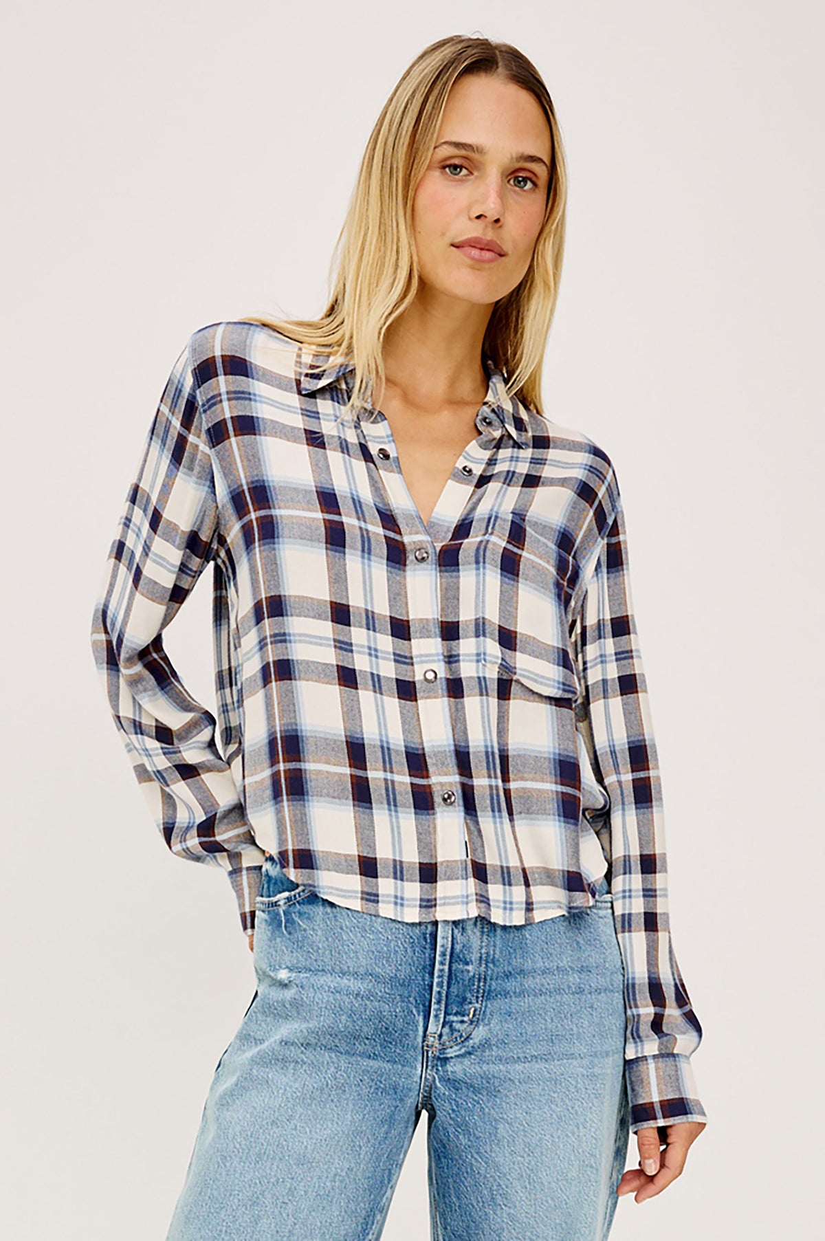 Rails Malin Shirt - Ecru Midnight