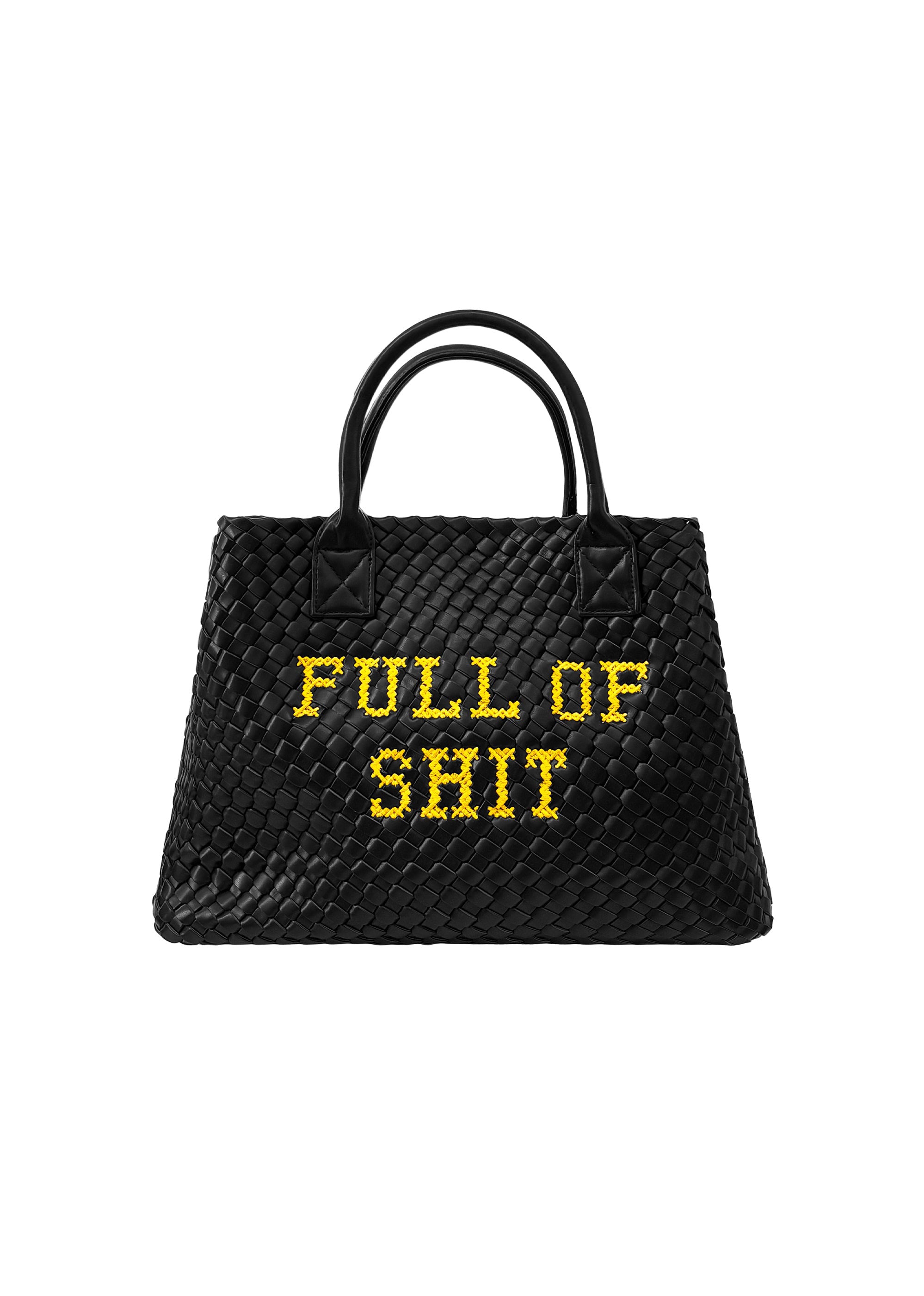 Lilly Loves FULL OF SH!T Woven Handbag