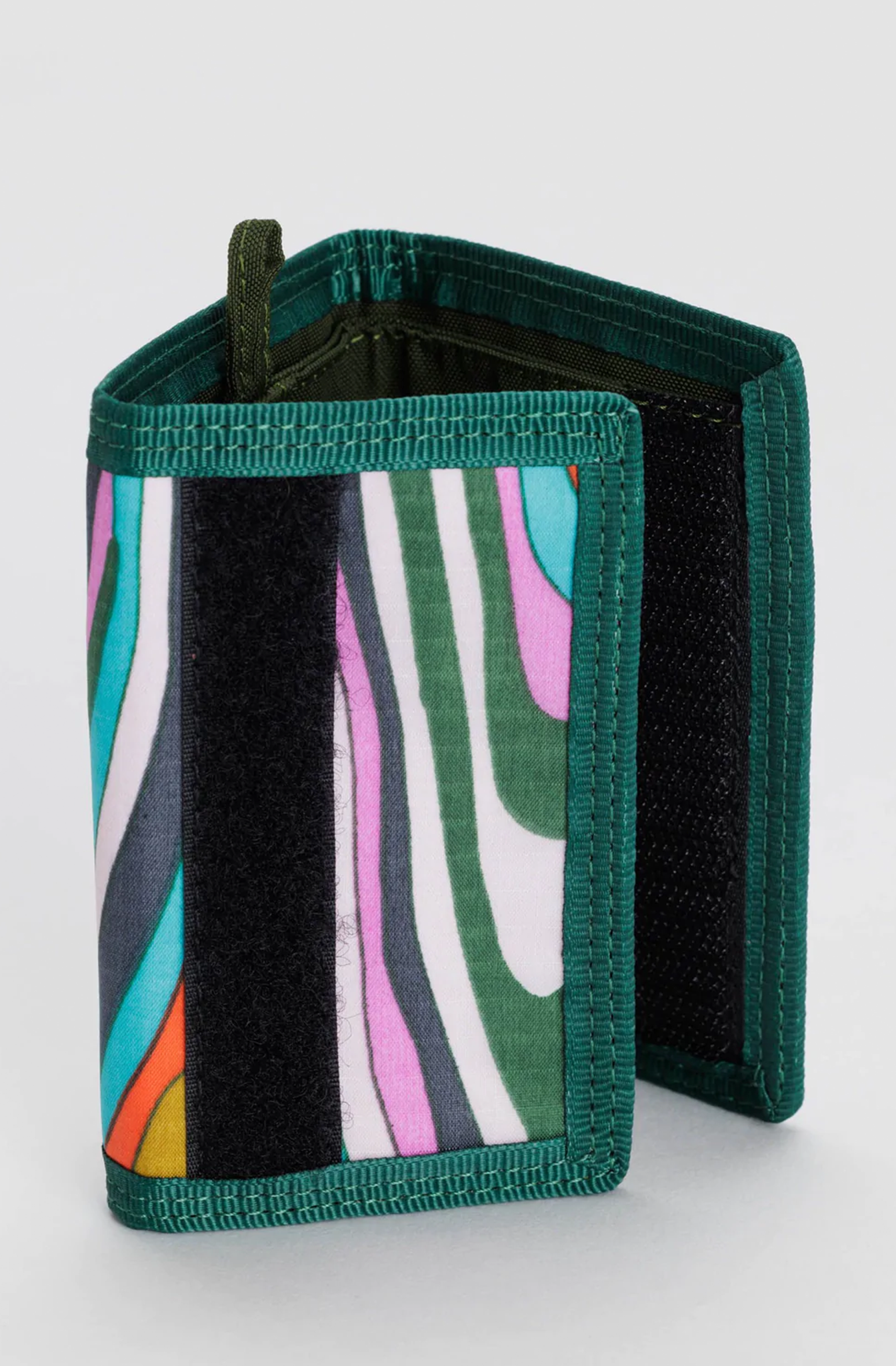 BAGGU - Nylon Wallet - Candy Woodgrain
